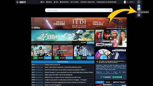 COME CREARE UN ACCOUNT CDKEYIT UTILIZZANDO STEAM