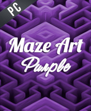 Maze Art Purple