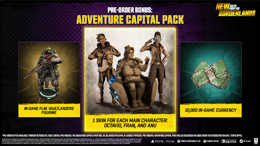 NEW TALES FROM THE BORDERLANDS BONUS PER IL PRE-ORDINE