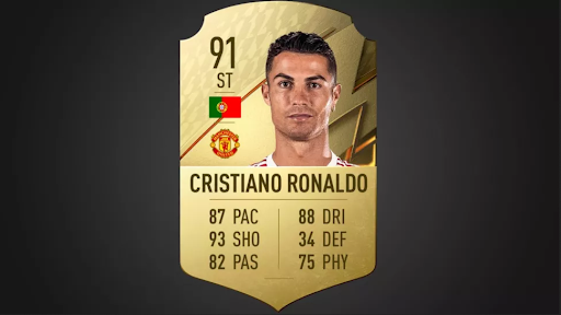 Ronaldo FIFA 22 valutazione