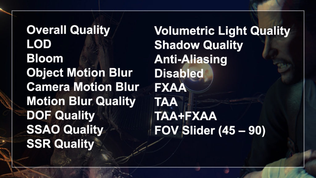 The Evil Within 2 PC Advanced Settings