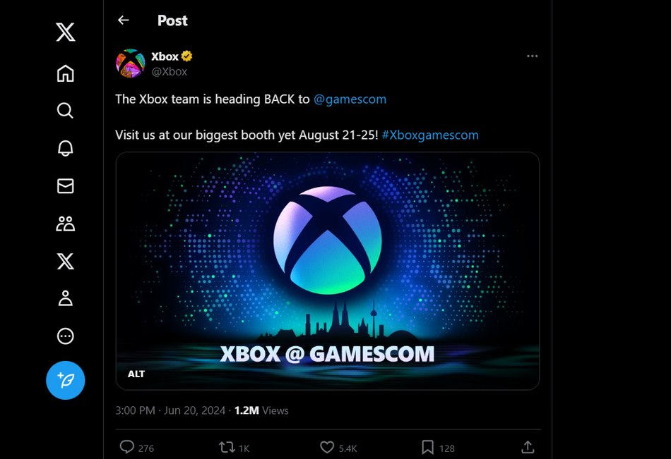 Xbox annuncia la partecipazione al gamescom 2024