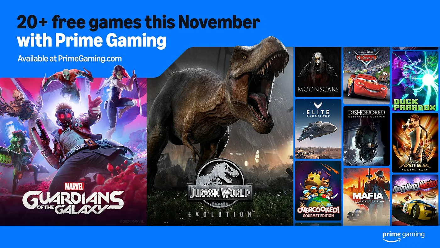 Prime Gaming Giochi Gratuiti Novembre