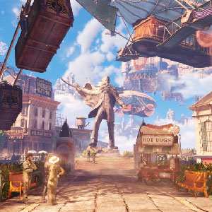 An Airship in Bioshock Infinite