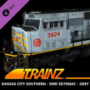 Trainz 2022 Kansas City Southern-EMD SD70MAC-Grey