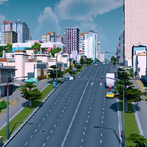 Cities Skylines Relaxation Station Strada a sei Corsie