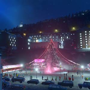 Cities Skyline Snowfall Albero di Natale