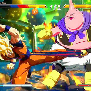 Dragon Ball FighterZ - Majin Buu contro Goku