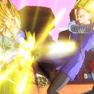 Dragon Ball Xenoverse Vegeta vs Android 18