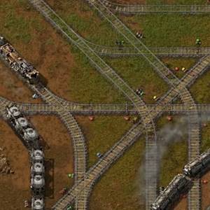 Factorio - Ferrovie intersecanti