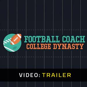 Football Coach College Dynasty - Trailer del video