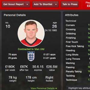 Football Manager 2014 - Player Profile