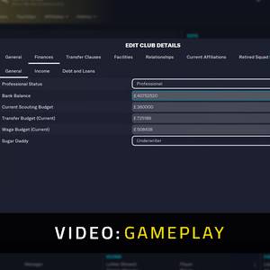 Football Manager 2023 In-game Editor Gameplay Video