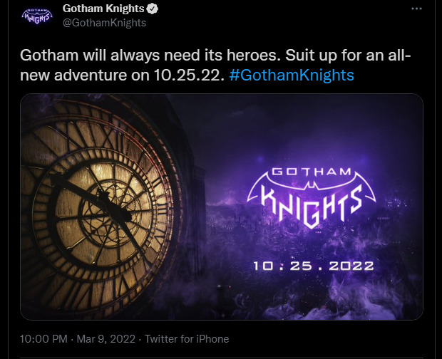 Gotham Knights è un sequel di Arkham Knight?