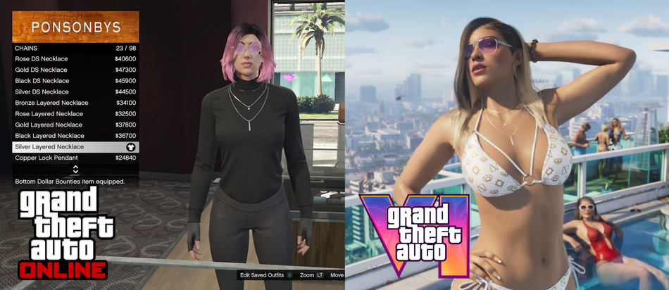 GTA Online la collana mostrata nel trailer di GTA 6