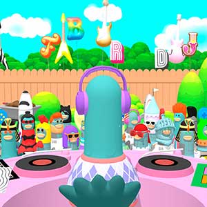 Headbangers Rhythm Royale Mini-gioco DJ