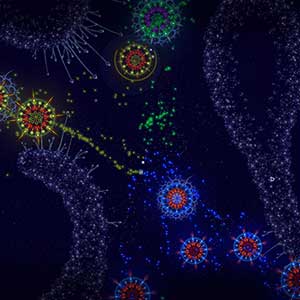 Microcosmum Survival of Cells - 10 cellule e 3 batteri