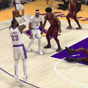 NBA 2K25 - Tripla di Lebron James