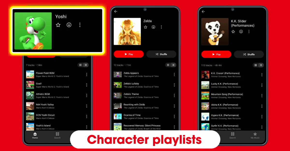 Nintendo Music Characters Playlist