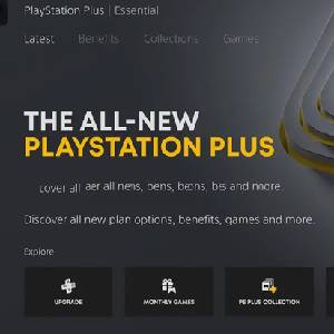 PLAYSTATION PLUS ESSENTIAL - Scheda del Menu