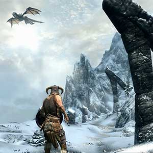 The Elder Scrolls 5 Skyrim - Drago Volante