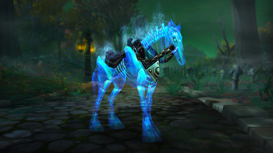 Ghastly Charger mount per WoW The War Within